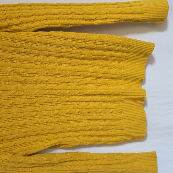 St. John's Bay Yellow Pullover Sweater. Size Large - Picture 6 of 8